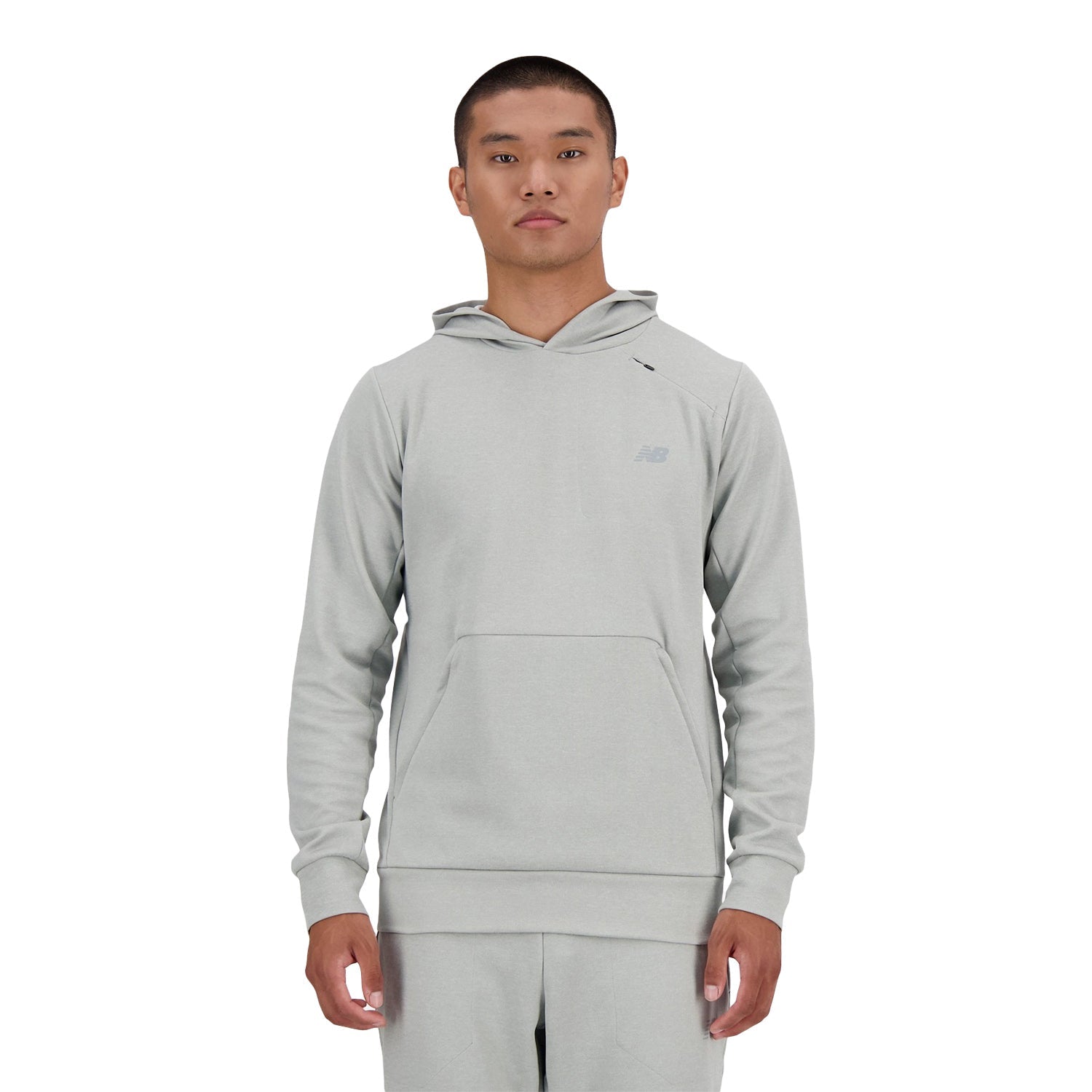 New Balance Men Tech Knit Hoodie Athletic Grey MT41139-AG - SWEATERS - Canada