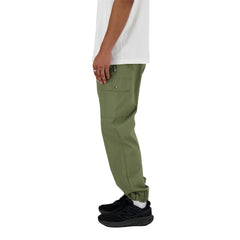 New Balance Men Twill Cargo Jogger Dark Olive MP41579-DEK - BOTTOMS - Canada