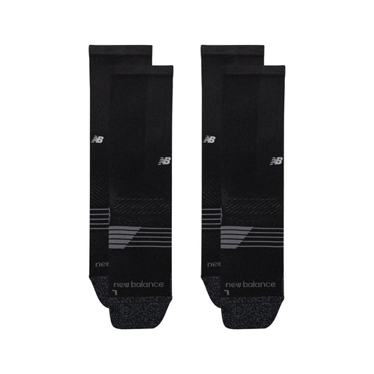 New Balance Pro Training Cushion Crew Socks 2 Pack Black - ACCESSORIES - Canada