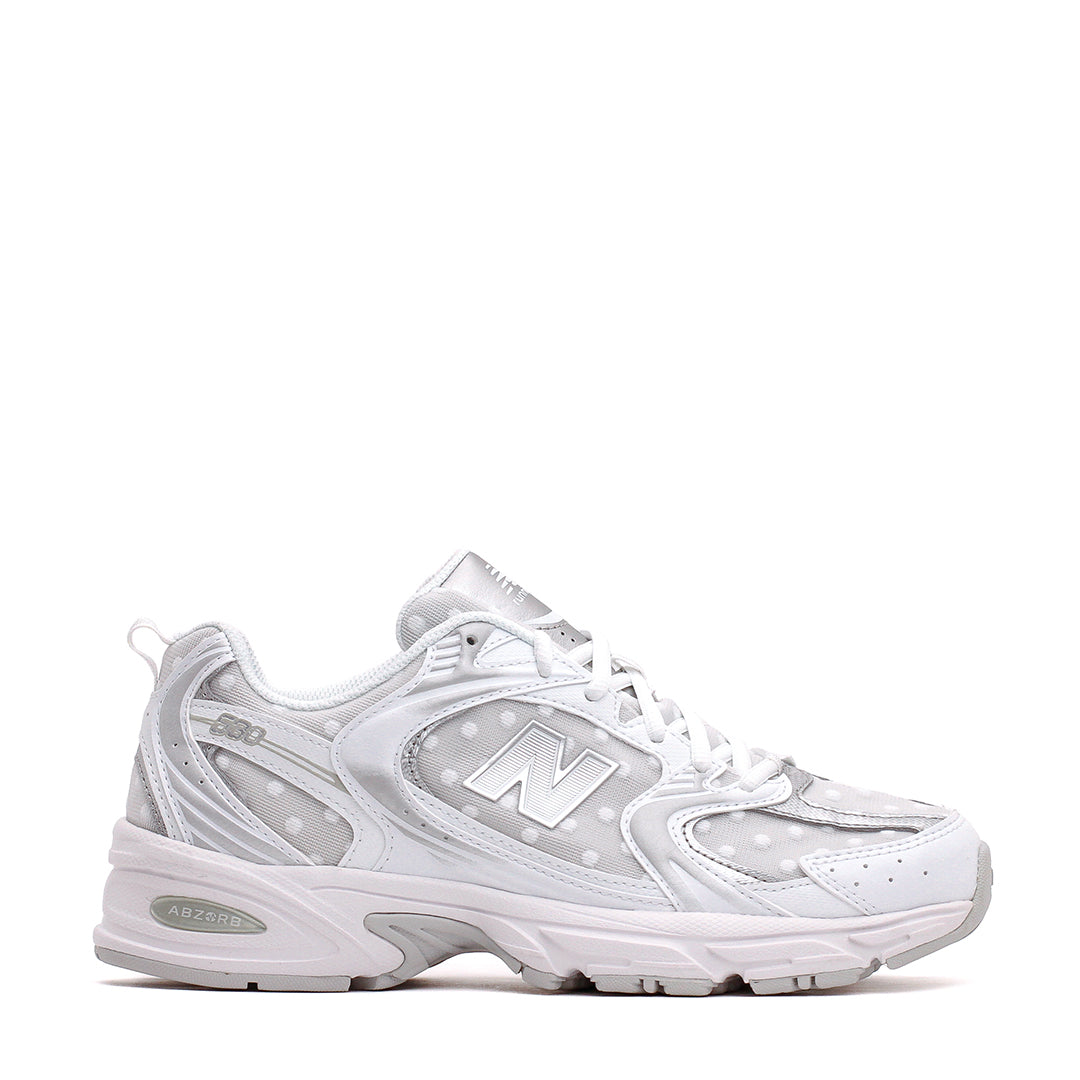 New Balance Unisex 530 White Silver Metallic U530HFW - FOOTWEAR - Canada