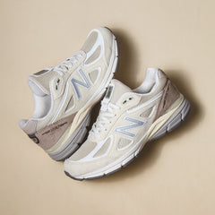 New Balance Men 990v4 Limestone Made In USA U990TE4 - FOOTWEAR - Canada