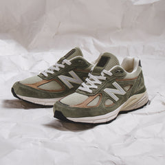 New Balance Men 990v4 Olive Made In USA U990GT4 - FOOTWEAR - Canada