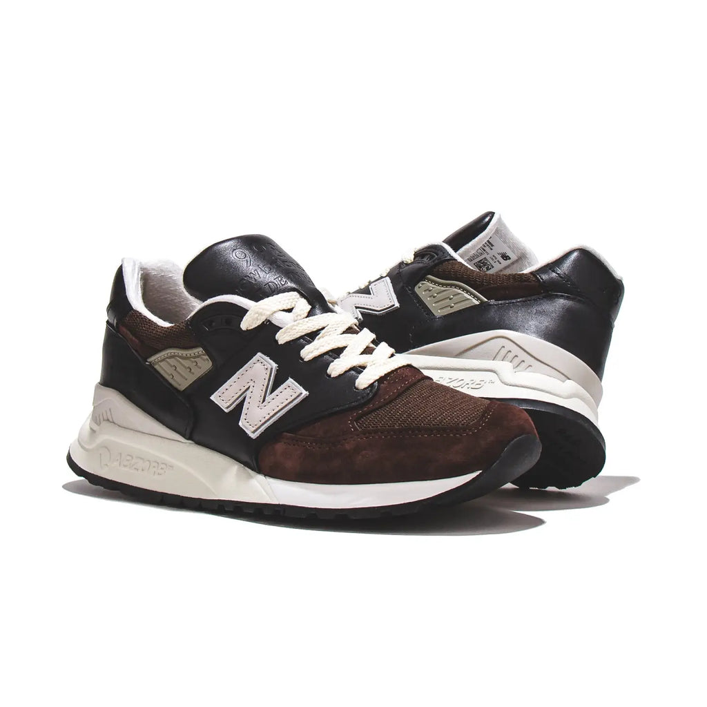 New Balance Unisex 998 Black Made In USA U998RE - FOOTWEAR - Canada