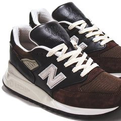 New Balance Unisex 998 Black Made In USA U998RE - FOOTWEAR - Canada