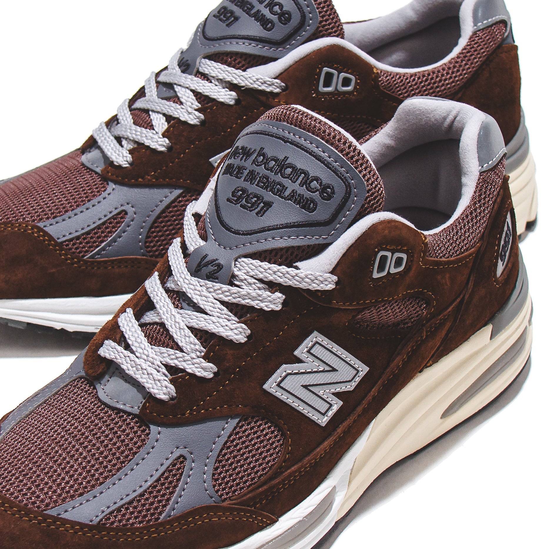 New Balance Unisex Made in UK 991v2 Pinecone U991BR2 - FOOTWEAR - Canada