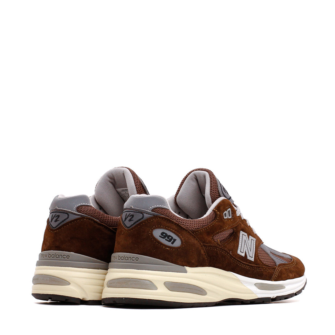 New Balance Unisex Made in UK 991v2 Pinecone U991BR2 - FOOTWEAR - Canada