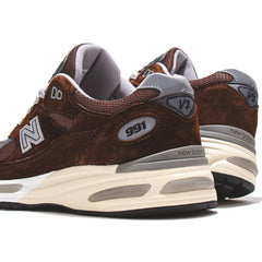 New Balance Unisex Made in UK 991v2 Pinecone U991BR2 - FOOTWEAR - Canada