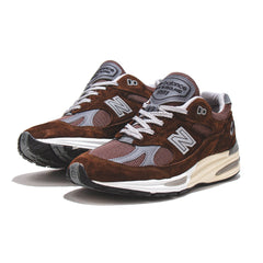 New Balance Unisex Made in UK 991v2 Pinecone U991BR2 - FOOTWEAR - Canada