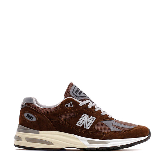 New Balance Unisex Made in UK 991v2 Pinecone U991BR2 - FOOTWEAR - Canada