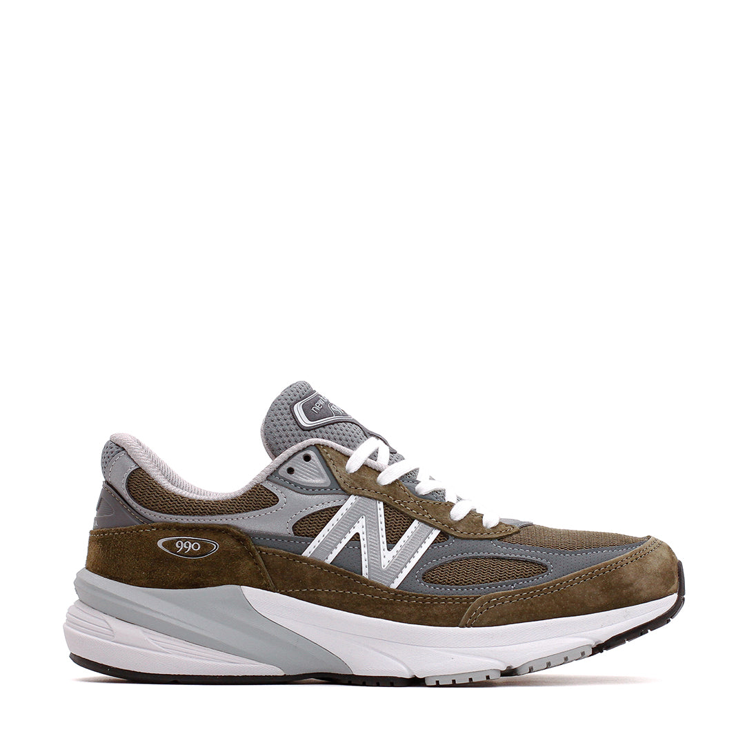 New Balance Unisex Made in USA 990v6 Olive U990OG6 - FOOTWEAR - Canada