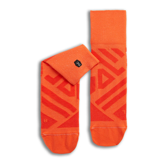 ON Performance Mid Sock Flame Spice - ACCESSORIES - Canada