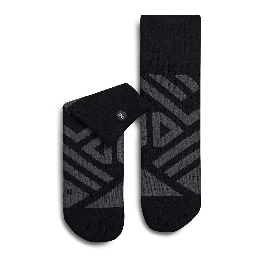 ON Performance Mid Sock Shadow Black - ACCESSORIES - Canada