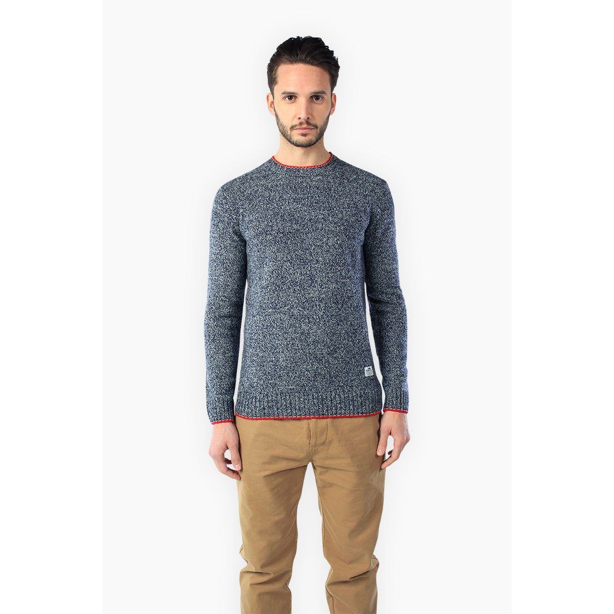 CLOTHING - PENFIELD Mens GERING Two Tone Melange Crew - MENS KNITS PFM411106215-002