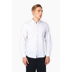 CLOTHING - PENFIELD MENS PERRY WOVEN DOT L/S SHIRT WHITE PFM511573116-012