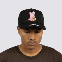 Pleasures Bunny Snapback Black - HEADWEAR - Canada