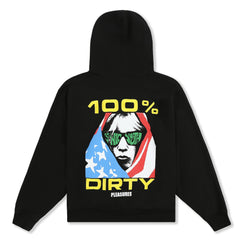 Pleasures Men Dirty Hoodie Black - SWEATERS - Canada