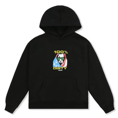 Pleasures Men Dirty Hoodie Black - SWEATERS - Canada