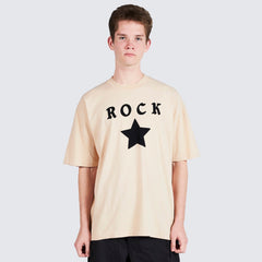 Pleasures Men Rockstar T-Shirt Tan - T-SHIRTS - Canada