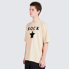 Pleasures Men Rockstar T-Shirt Tan - T-SHIRTS - Canada