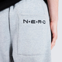 Pleasures Men Nerd Sweatpants Heather Grey - BOTTOMS - Canada