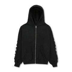 Pleasures Men OE Zip Up Hoodie Black - SWEATERS - Canada