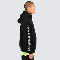 Pleasures Men OE Zip Up Hoodie Black - SWEATERS - Canada