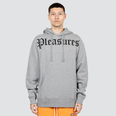 Pleasures Men Pub Hoodie Heather Grey - SWEATERS - Canada