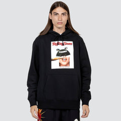 Pleasures Men Rolling Stone Hoodie Black - SWEATERS - Canada