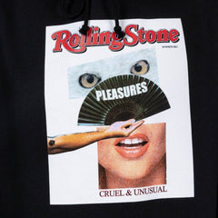 Pleasures Men Rolling Stone Hoodie Black - SWEATERS - Canada