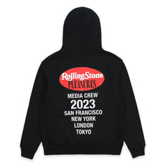 Pleasures Men Rolling Stone Hoodie Black - SWEATERS - Canada