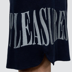 Pleasures Men Twitch Waffle Knit Short Navy - SHORTS - Canada