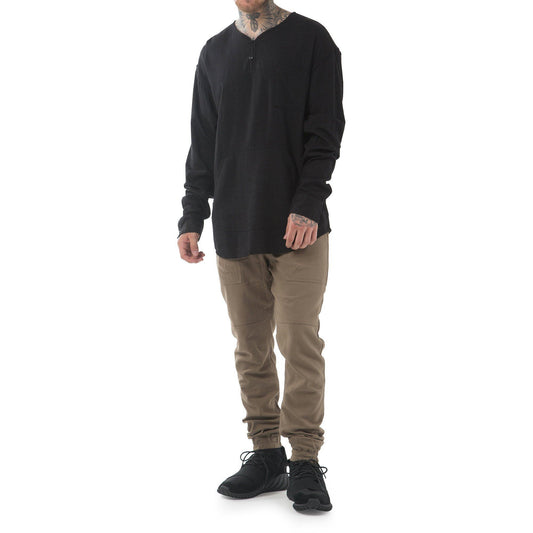 CLOTHING - Publish Jakobe L/s Button Up Black P1702054-BLK