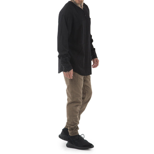 CLOTHING - Publish Jakobe L/s Button Up Black P1702054-BLK