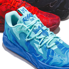 Puma Men MB.03 Lo Team Hyperlink Blue Bright Aqua Electric Peppermint 310519-01 - FOOTWEAR - Canada