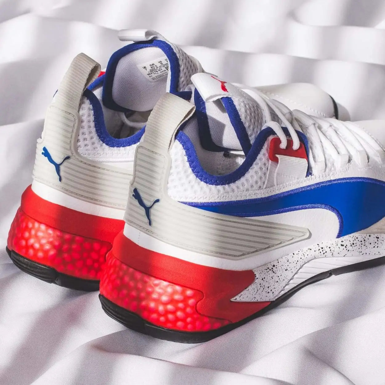 Puma Basketball Uproar PA Palace White Red Blue Men 192776-01