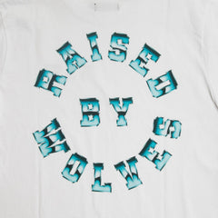 Raised By Wolves Chrome Wheel Tee White - T-SHIRTS - Canada