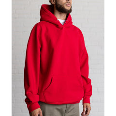 Raised By Wolves Classic Heavyweight Snap Hoodie Red - SWEATERS - Canada