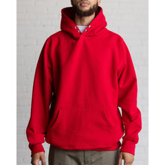 Raised By Wolves Classic Heavyweight Snap Hoodie Red - SWEATERS - Canada