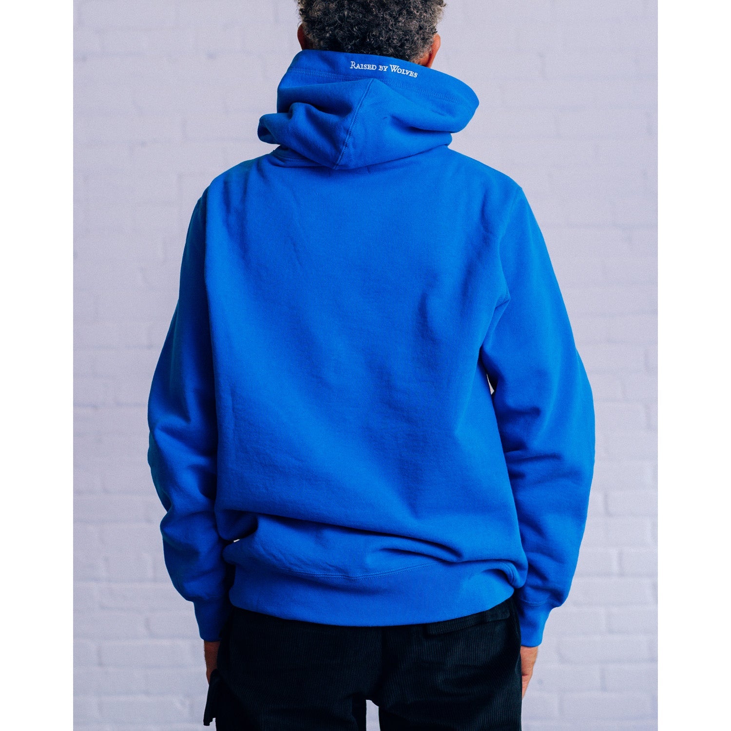 Raised By Wolves Classic Two-Pocket Snap Hoodie Cobalt - SWEATERS - Canada