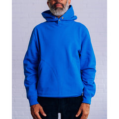 Raised By Wolves Classic Two-Pocket Snap Hoodie Cobalt - SWEATERS - Canada