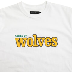 Raised By Wolves Team Lettering Tee White - T-SHIRTS - Canada