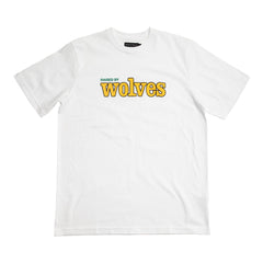 Raised By Wolves Team Lettering Tee White - T-SHIRTS - Canada