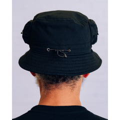 Raised By Wolves Tech Bucket Hat Black - HEADWEAR - Canada