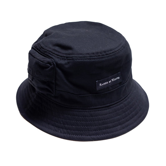 Raised By Wolves Tech Bucket Hat Black - HEADWEAR - Canada