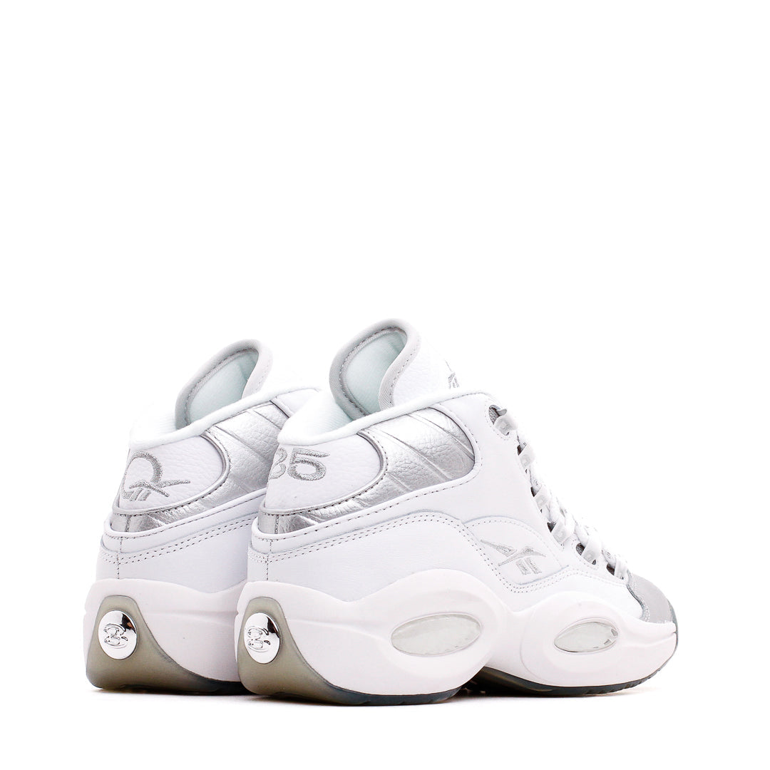 Reebok Classics Junior Question Mid White Silver GX3983 - FOOTWEAR - Canada