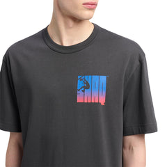 Reebok Men Shaq Silo Logo Tee Washed Black 100218846 - T-SHIRTS - Canada
