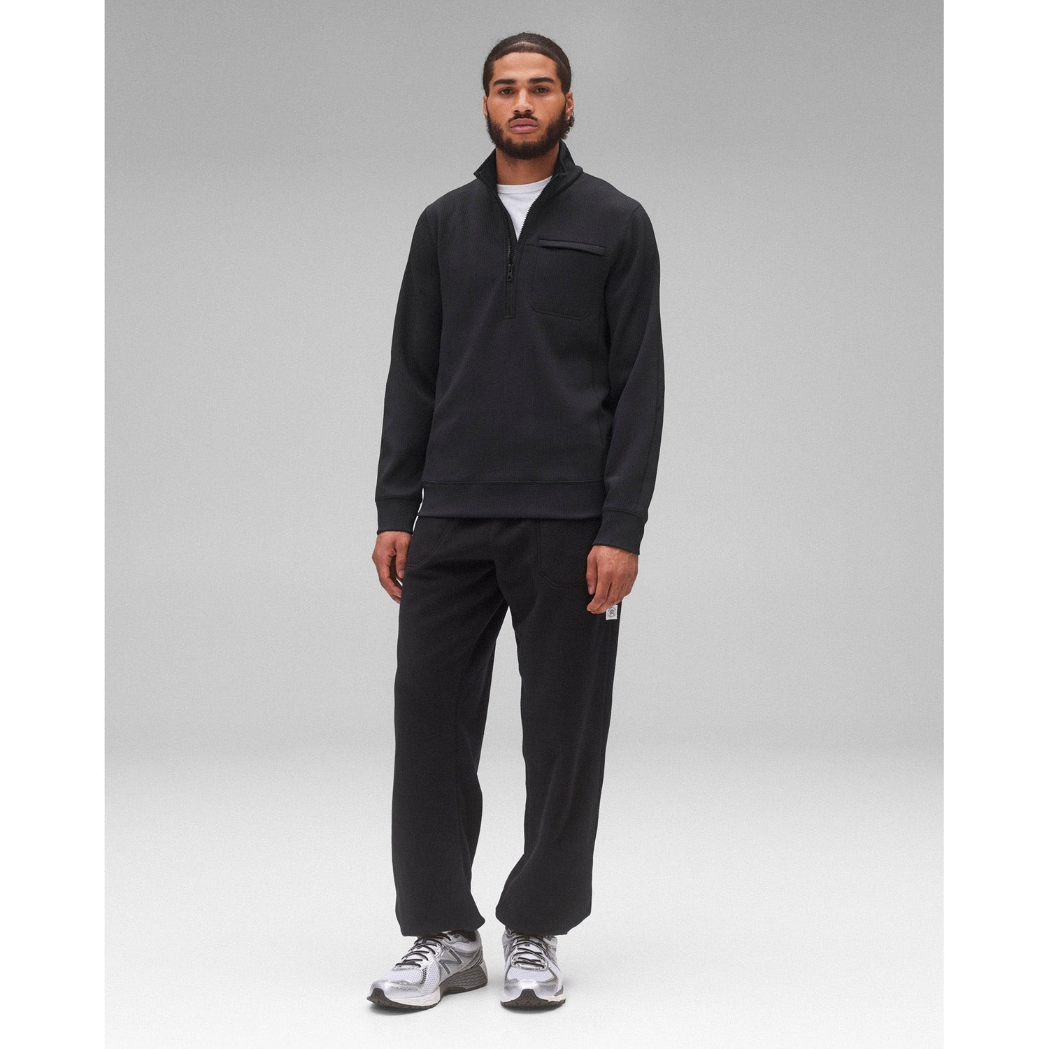 Reigning Champ Men Double Knit Rally Quarter Zip - SWEATERS - Canada