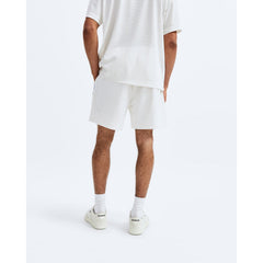 Reigning Champ Men Knit Athletic Mesh Shootaround Short Ivory RC-5436-IVO - SHORTS - Canada