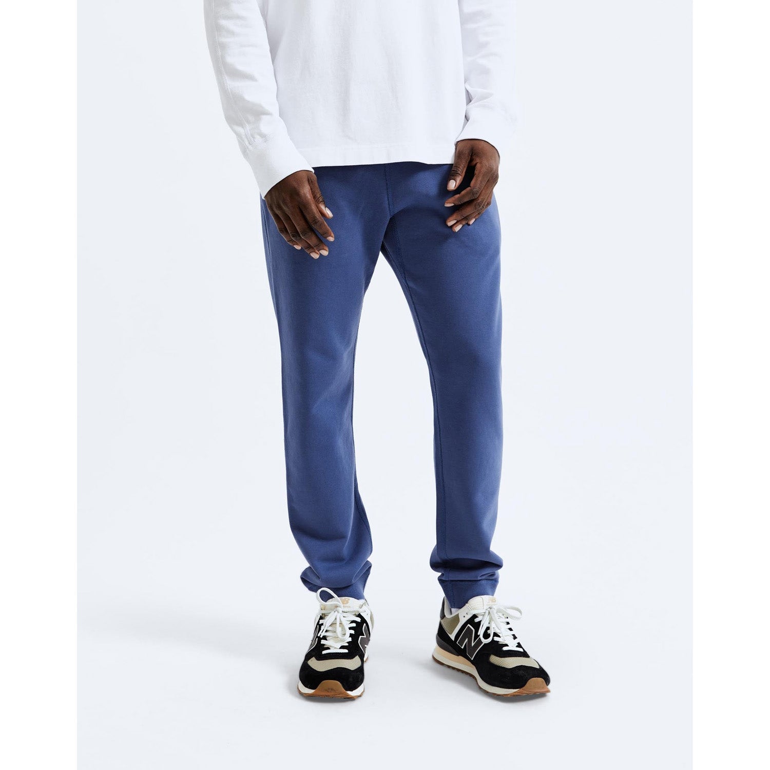 Increase quantity for Reigning Champ Men Knit Mid Wt Terry Slim Sweatpant Lapis RC-5075-LPS - BOTTOMS Canada
