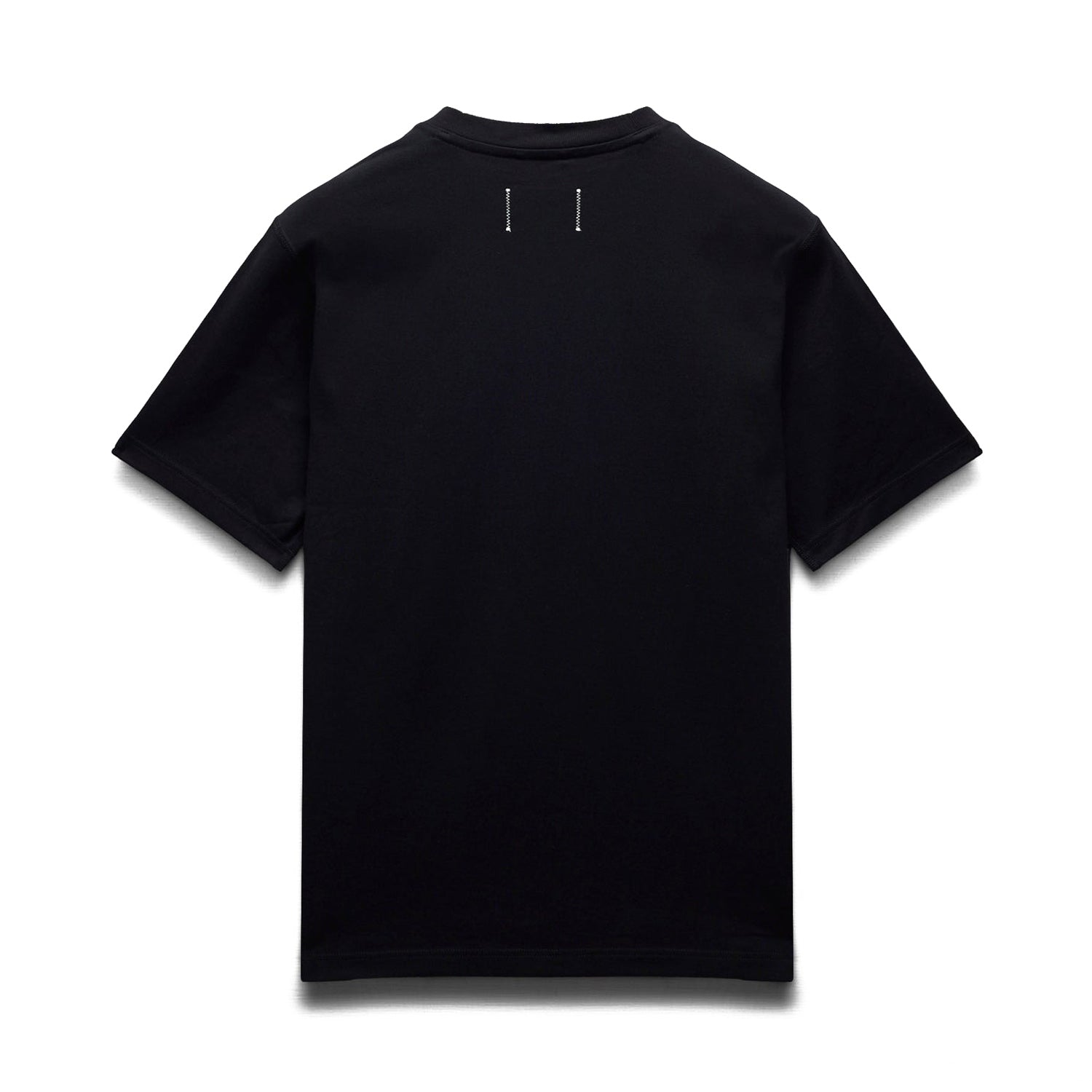 Reigning Champ Men Knit Midweight Jersey Arch Logo T-Shirt Black - T-SHIRTS - Canada